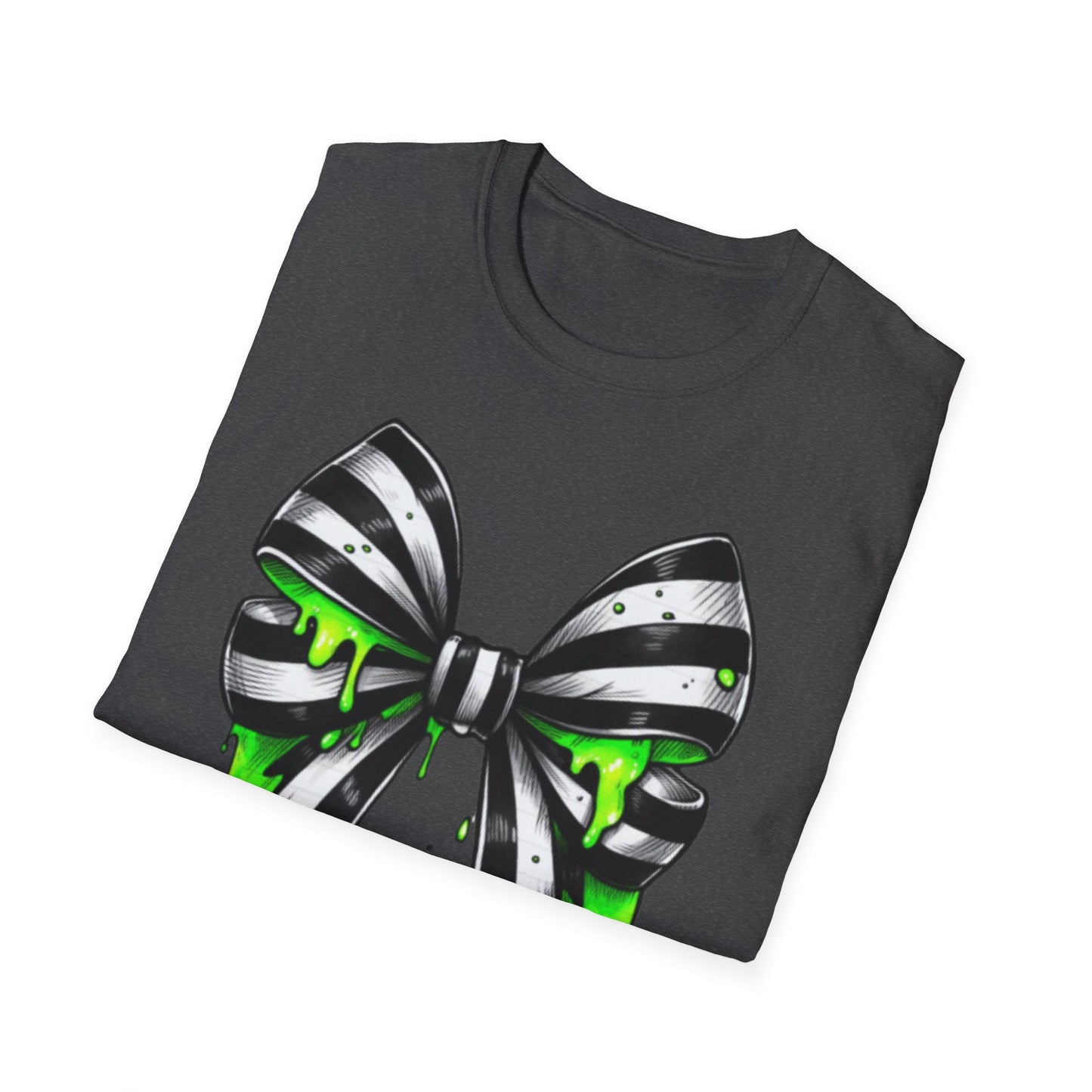 Halloween Striped Bow Tee