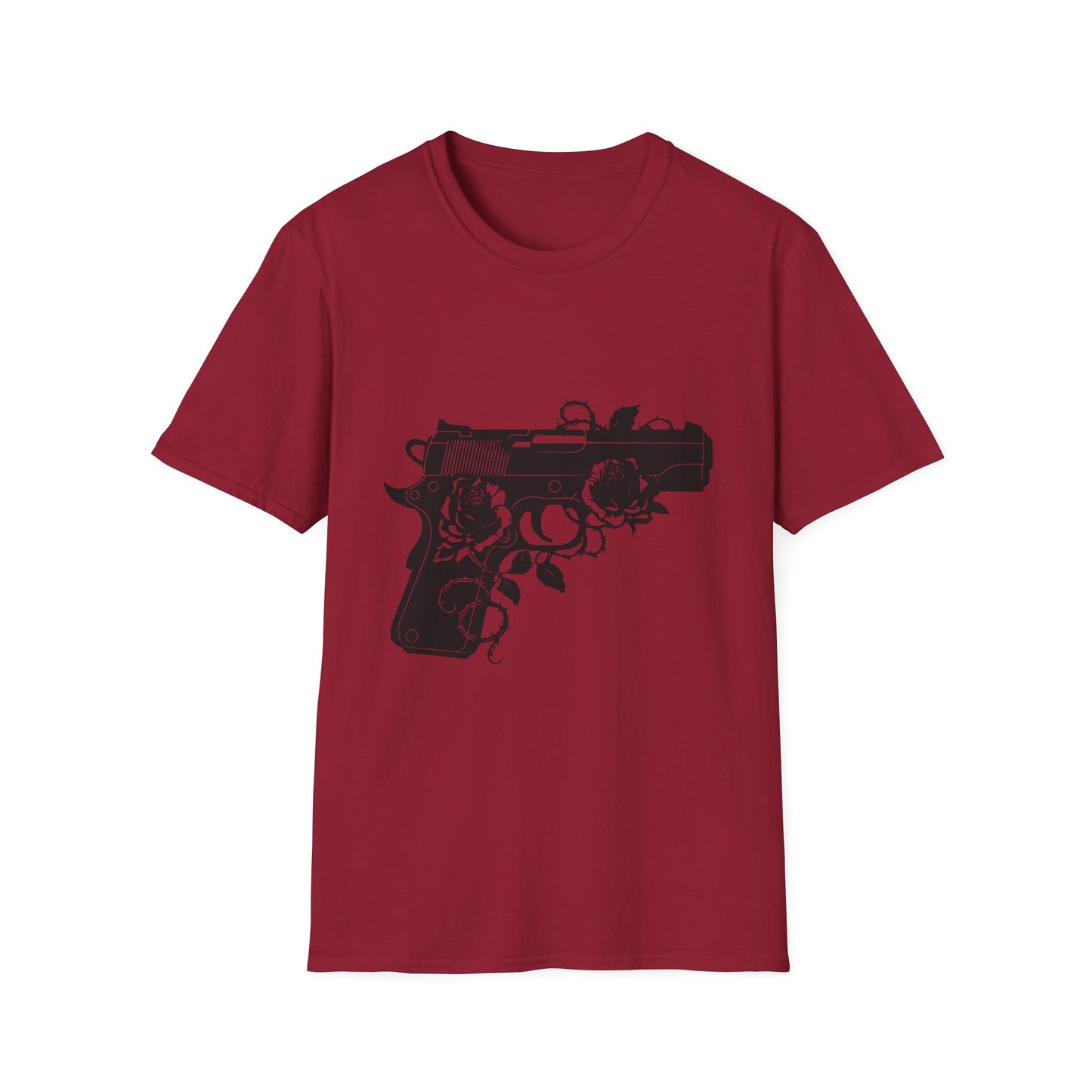 Pistol & Roses Unisex Cotton Tee