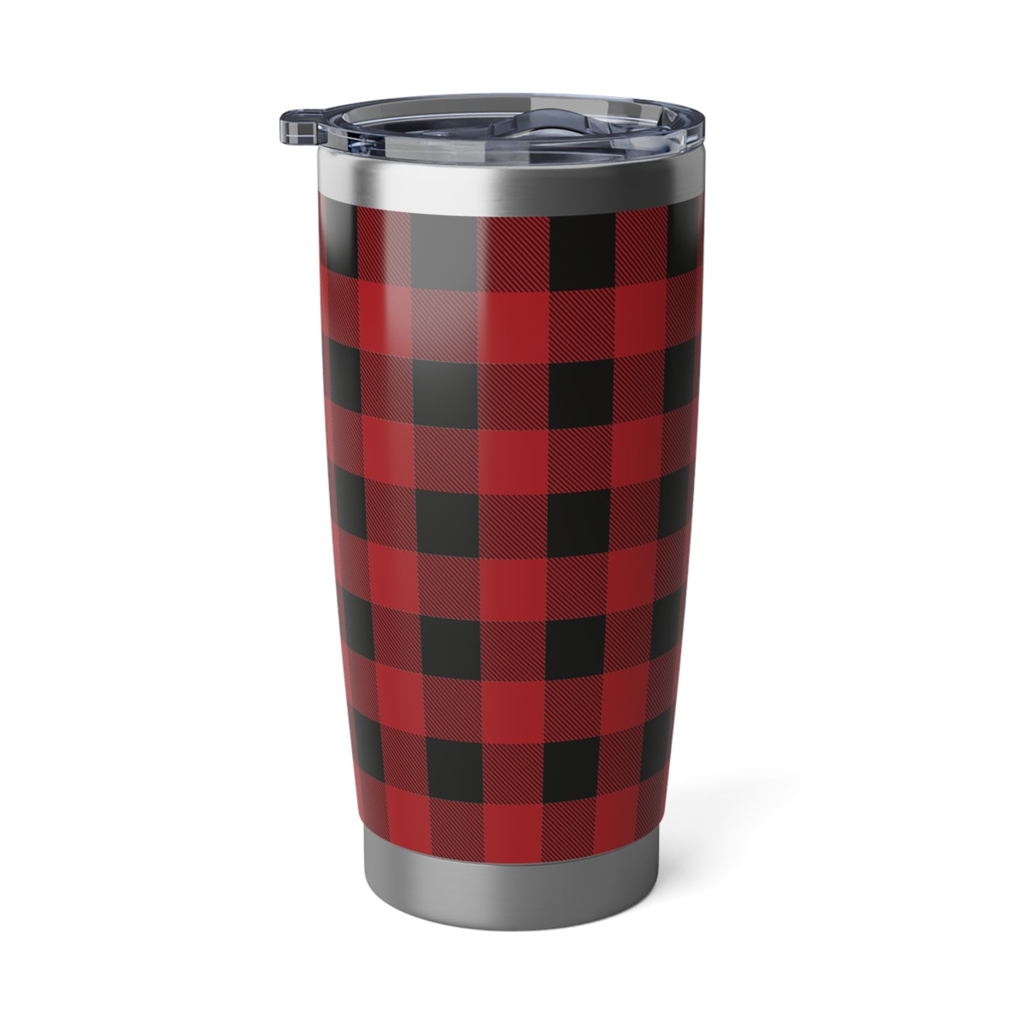 Red and Black Buffalo Plaid 20oz Hot/Cold Tumbler Mug