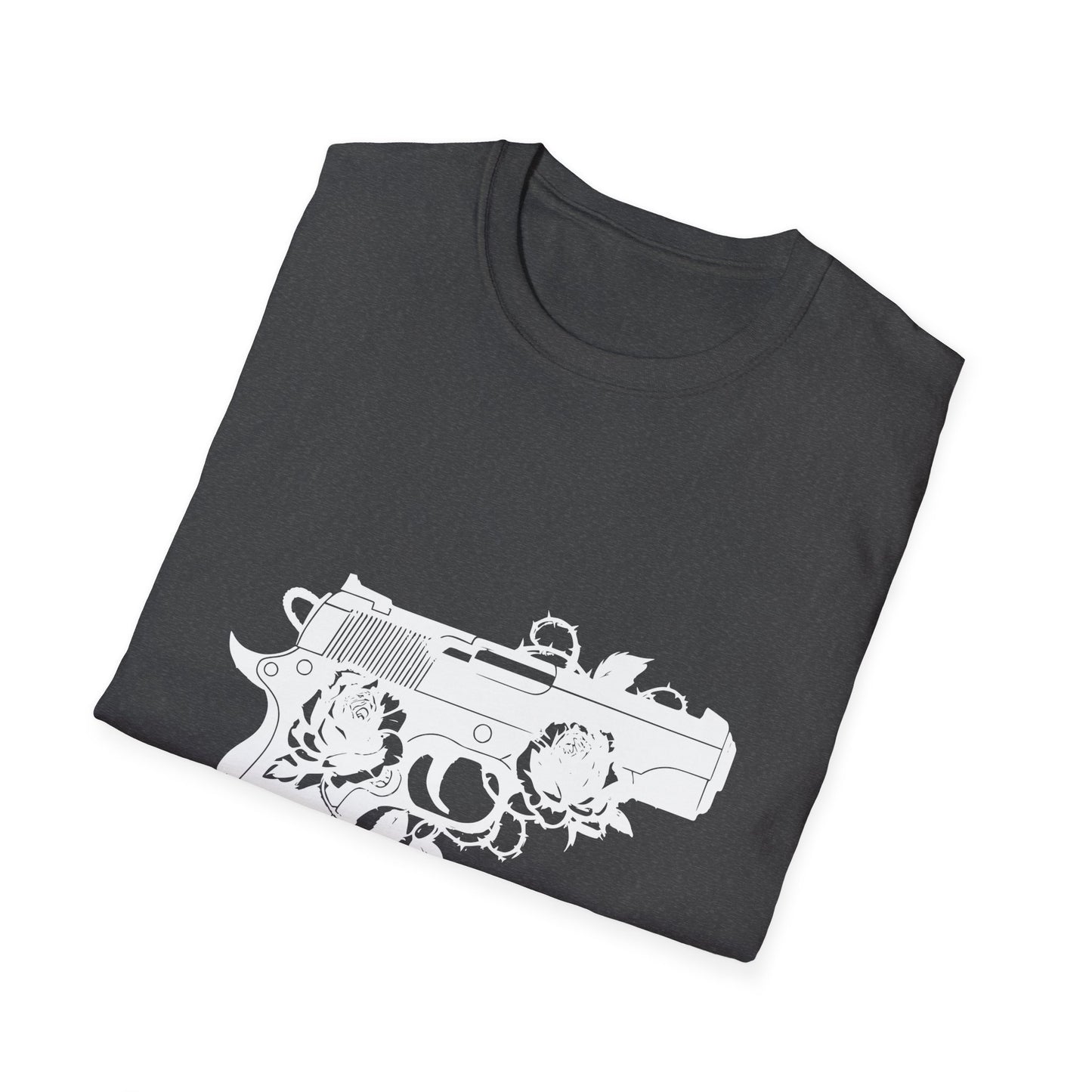 Pistol & Roses Unisex Cotton Tee