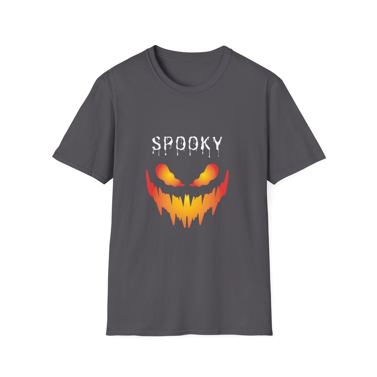 Scary Firy Pumpkin Face Tee