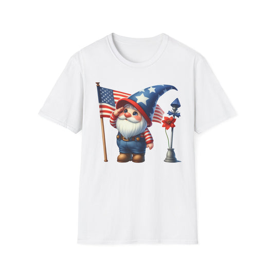 Patriotic Gnome Unisex Heavy Cotton Tee