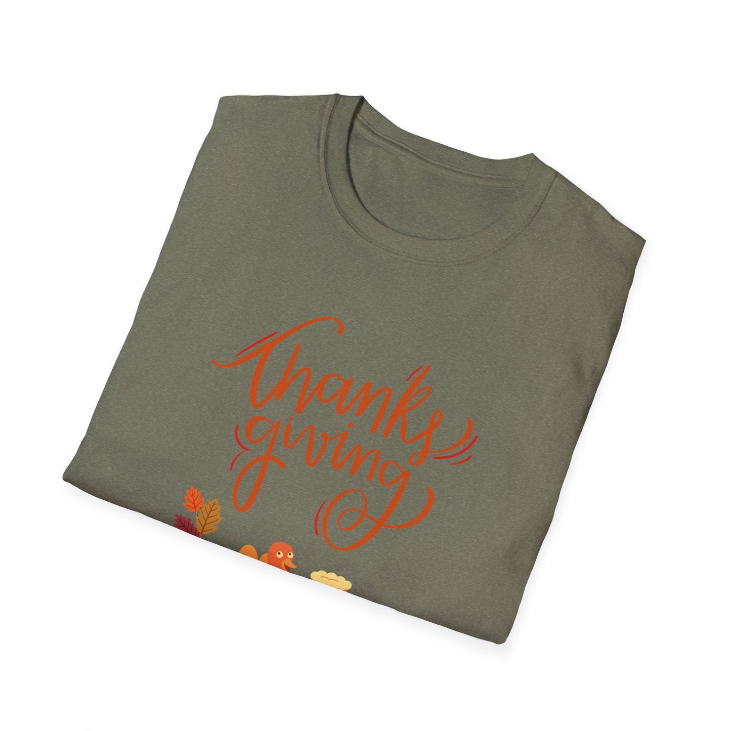 Thanksgiving Turkey Unisex Cotton Tee