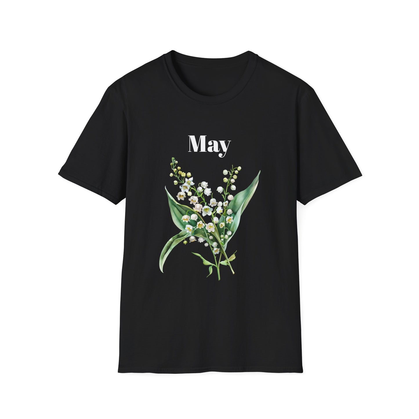 Birth Month Flower Unisex Tee - May