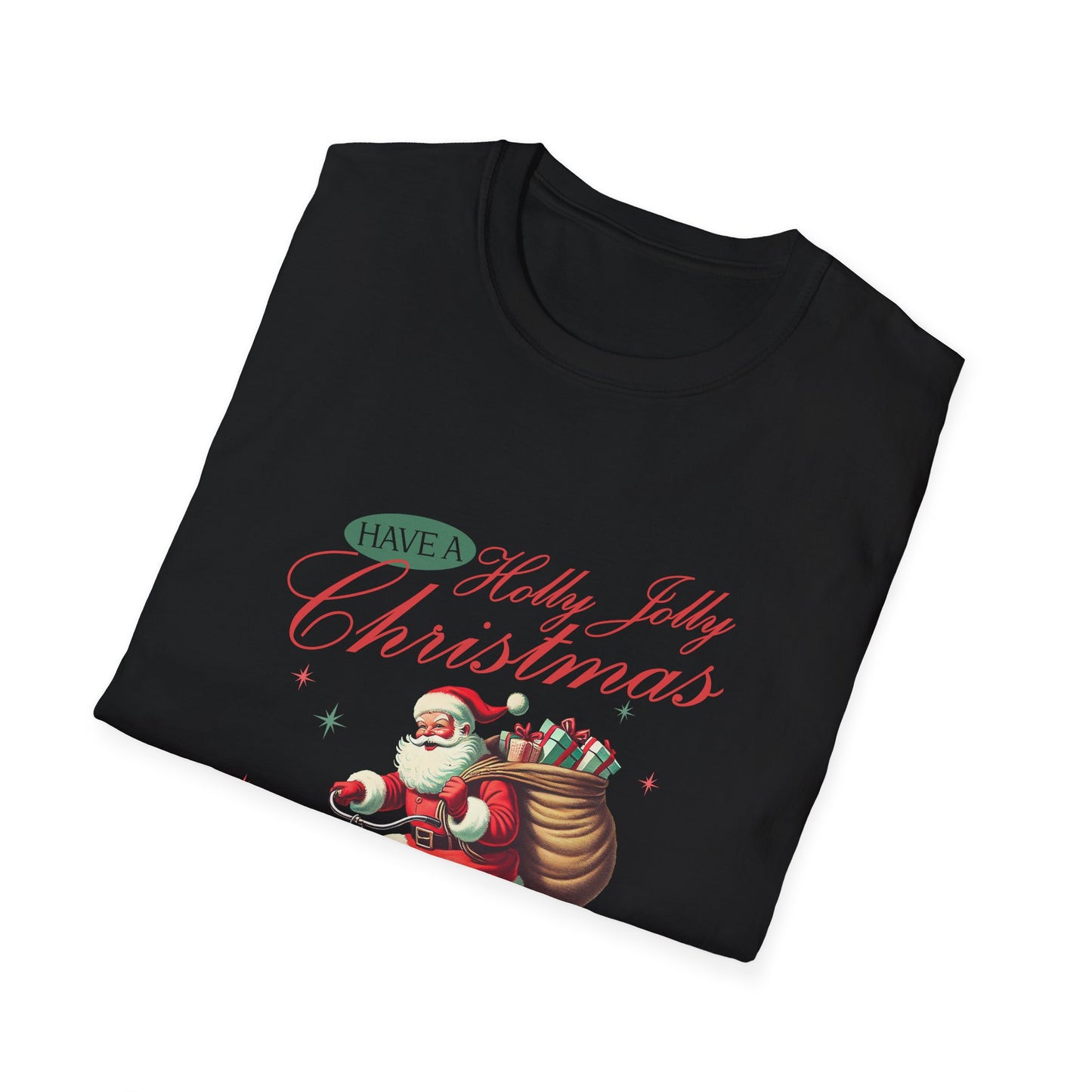 Retro Holly Jolly Christmas Tee
