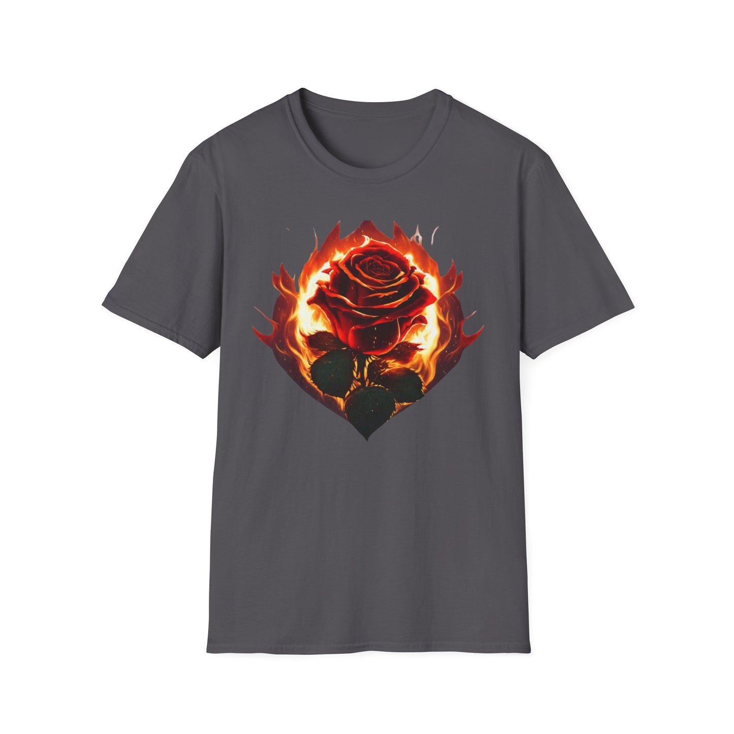 Rose and Flames T-Shirt