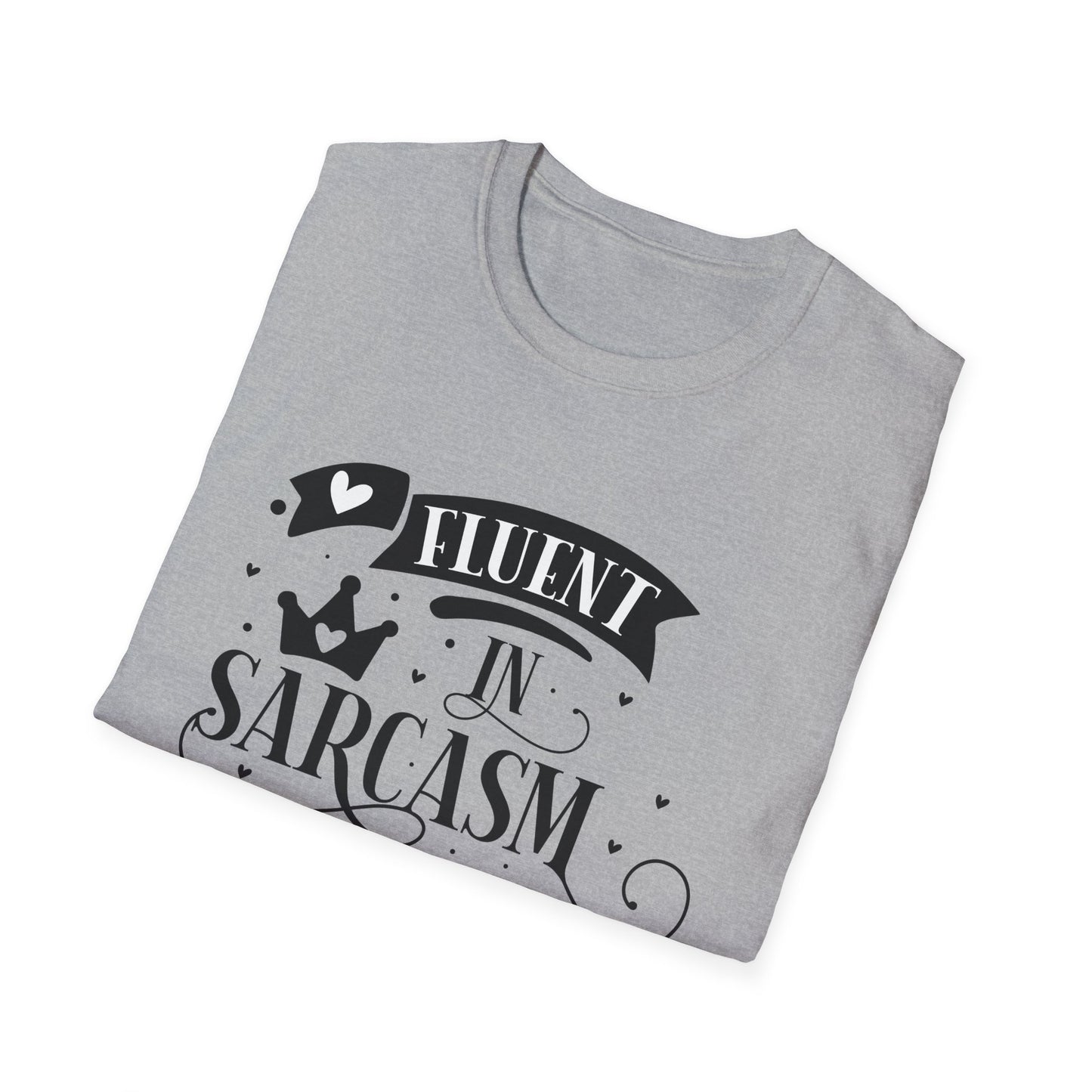 Fluent in Sarcasm & Cuss Words Unisex Cotton Tee