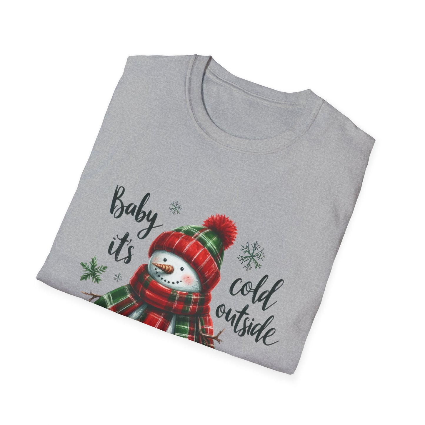 Baby It's Cold Outside Christmas Unisex Tee
