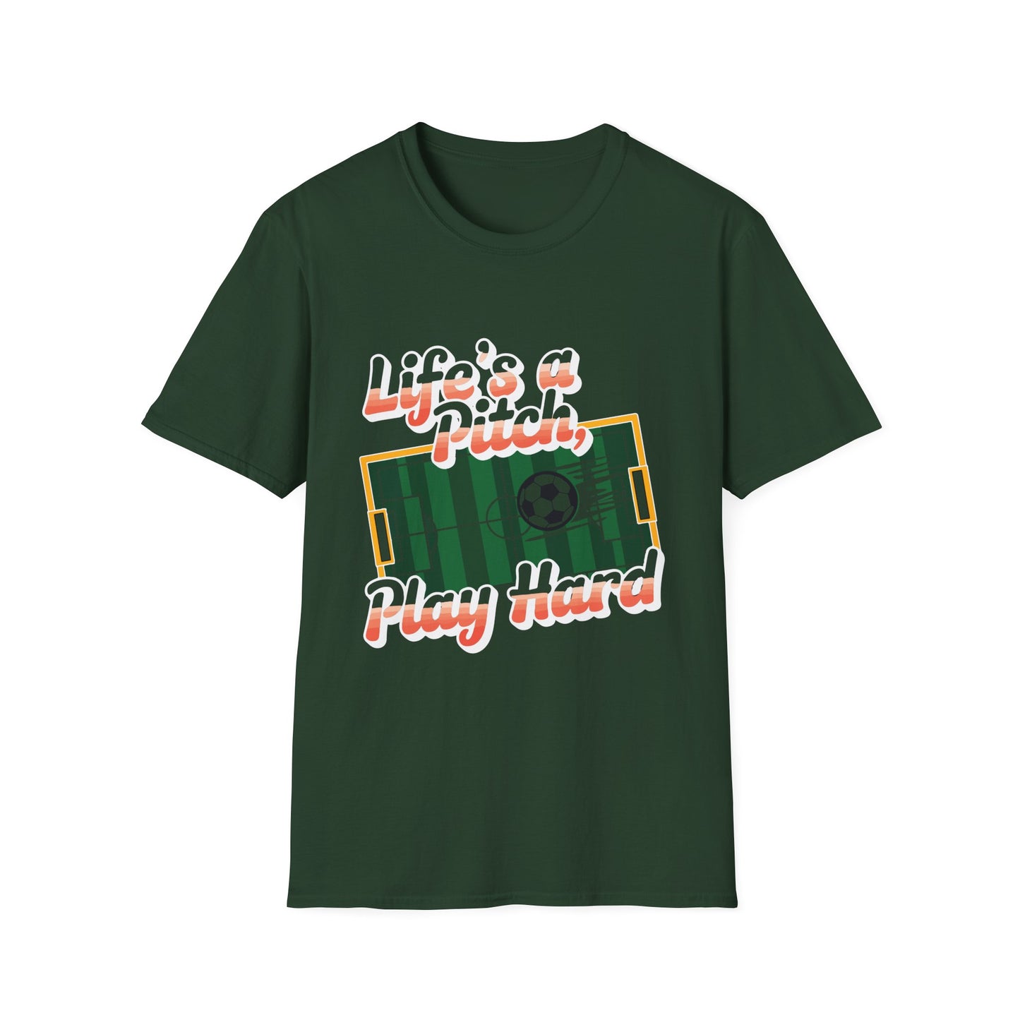 Life's a Pitch, Play Hard Tee