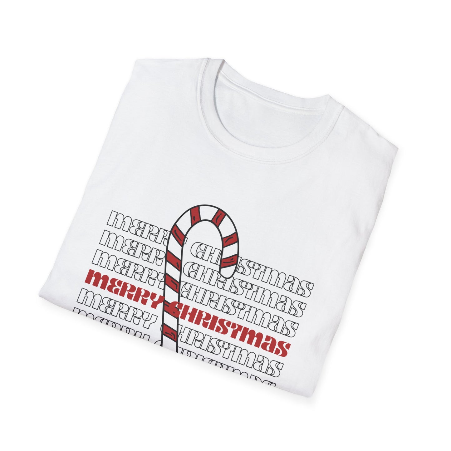 Merry Christmas Candy Cane Tee