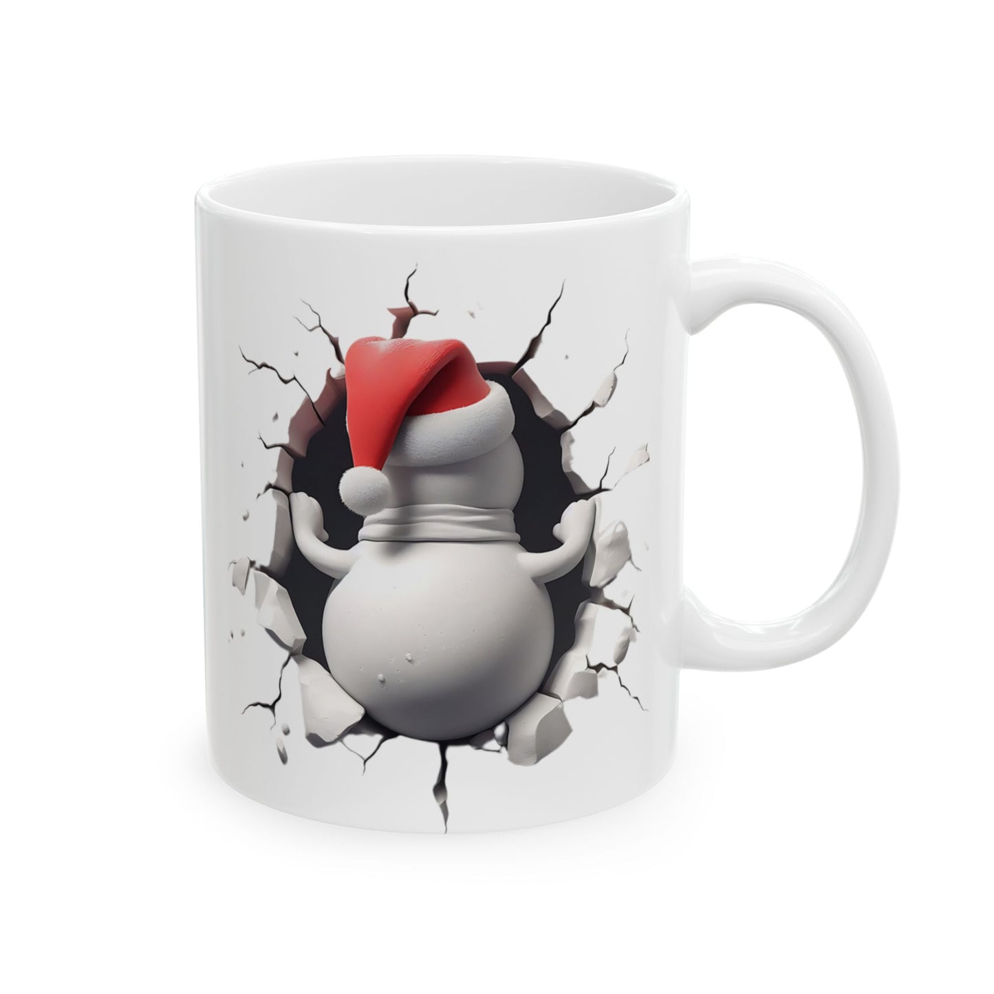 Christmas Snowman Breakthrough Mug