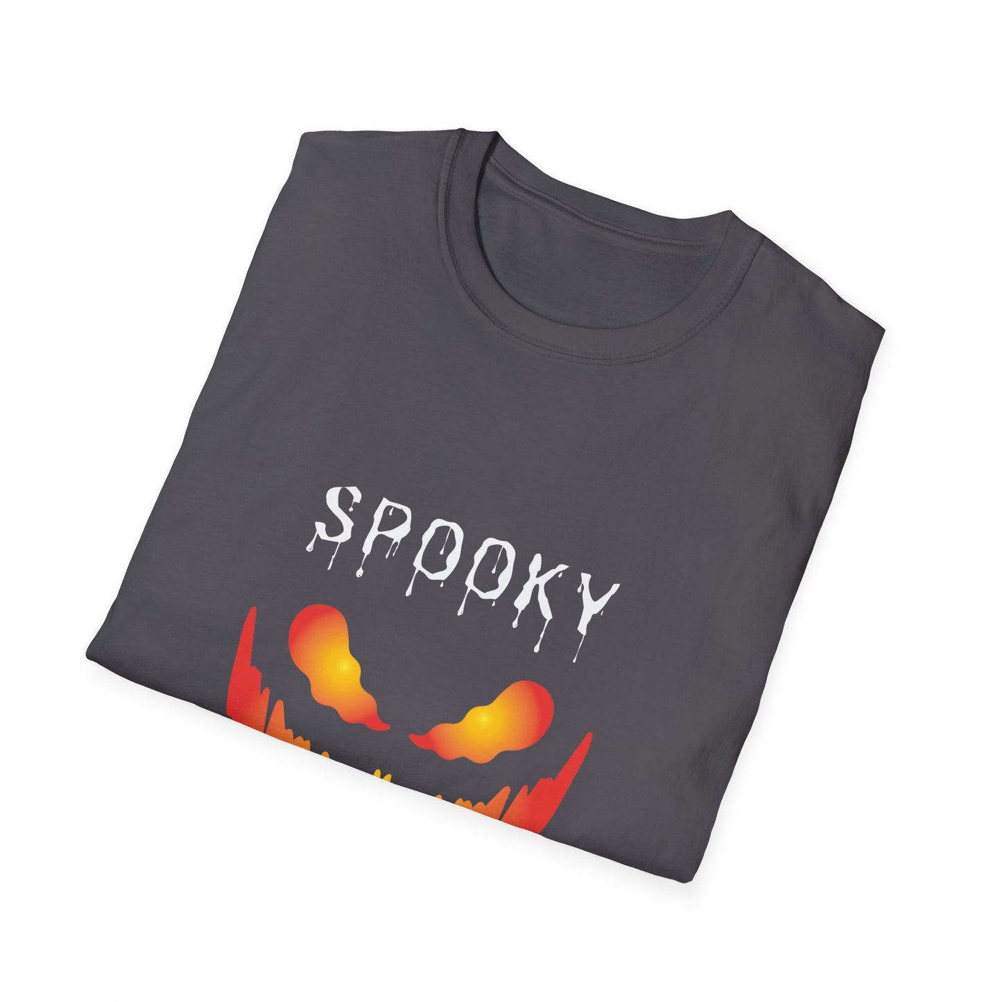 Scary Firy Pumpkin Face Tee