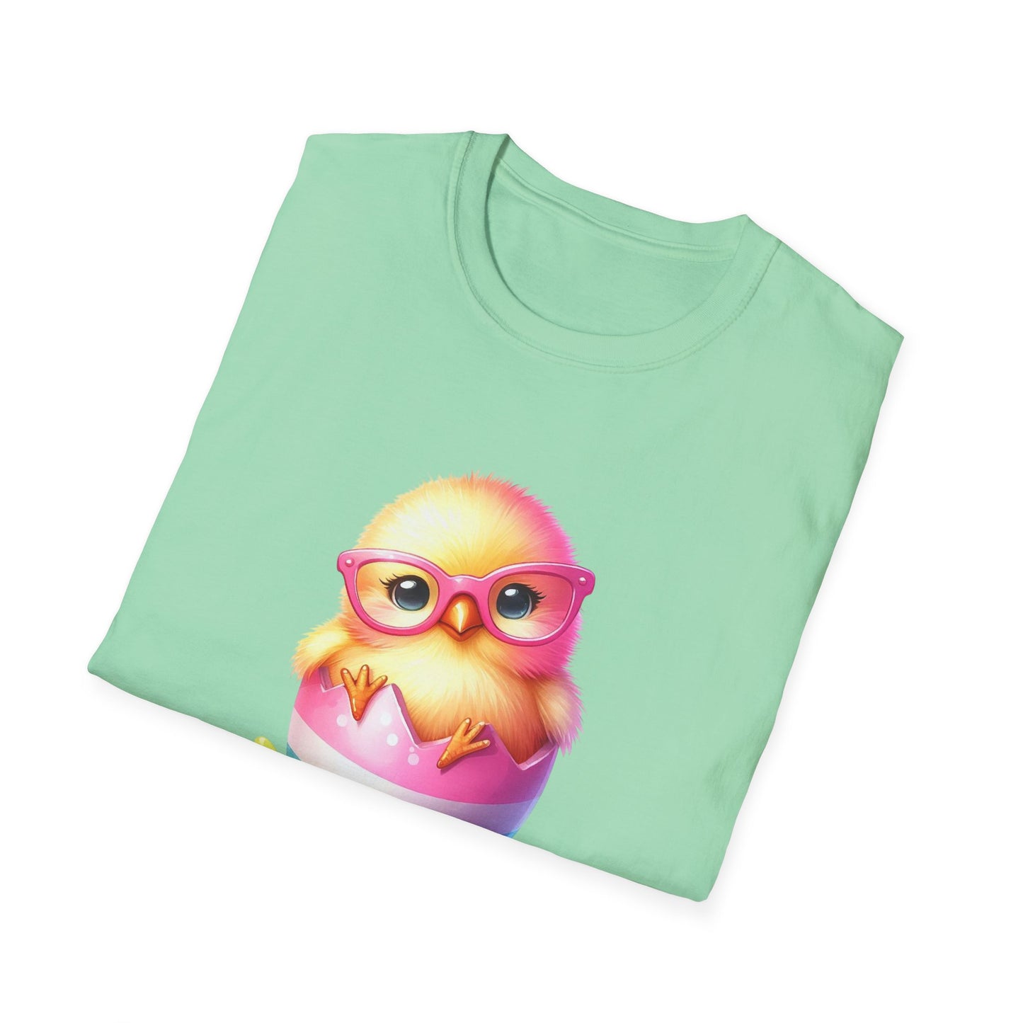 Easter Chick in Egg Unisex Cotton Tee