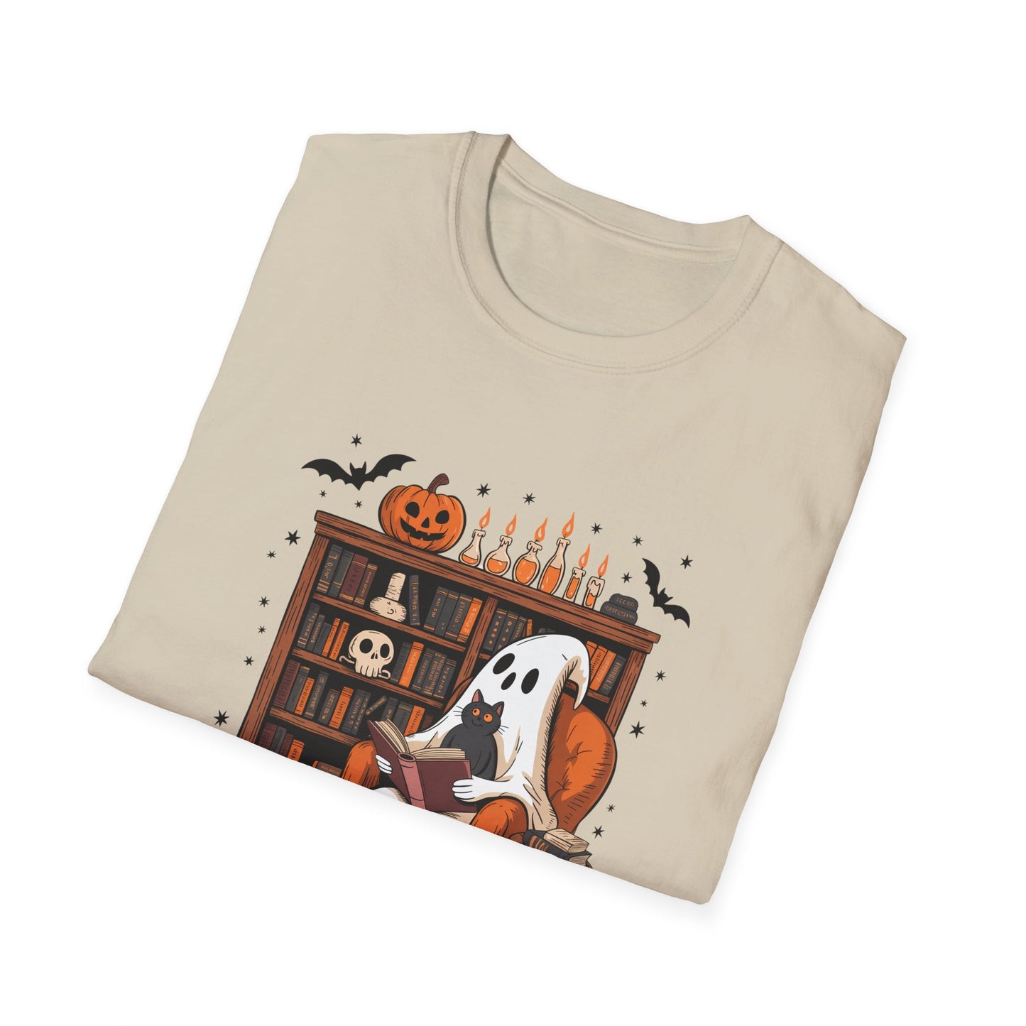 Book Lover Ghost Unisex T-Shirt