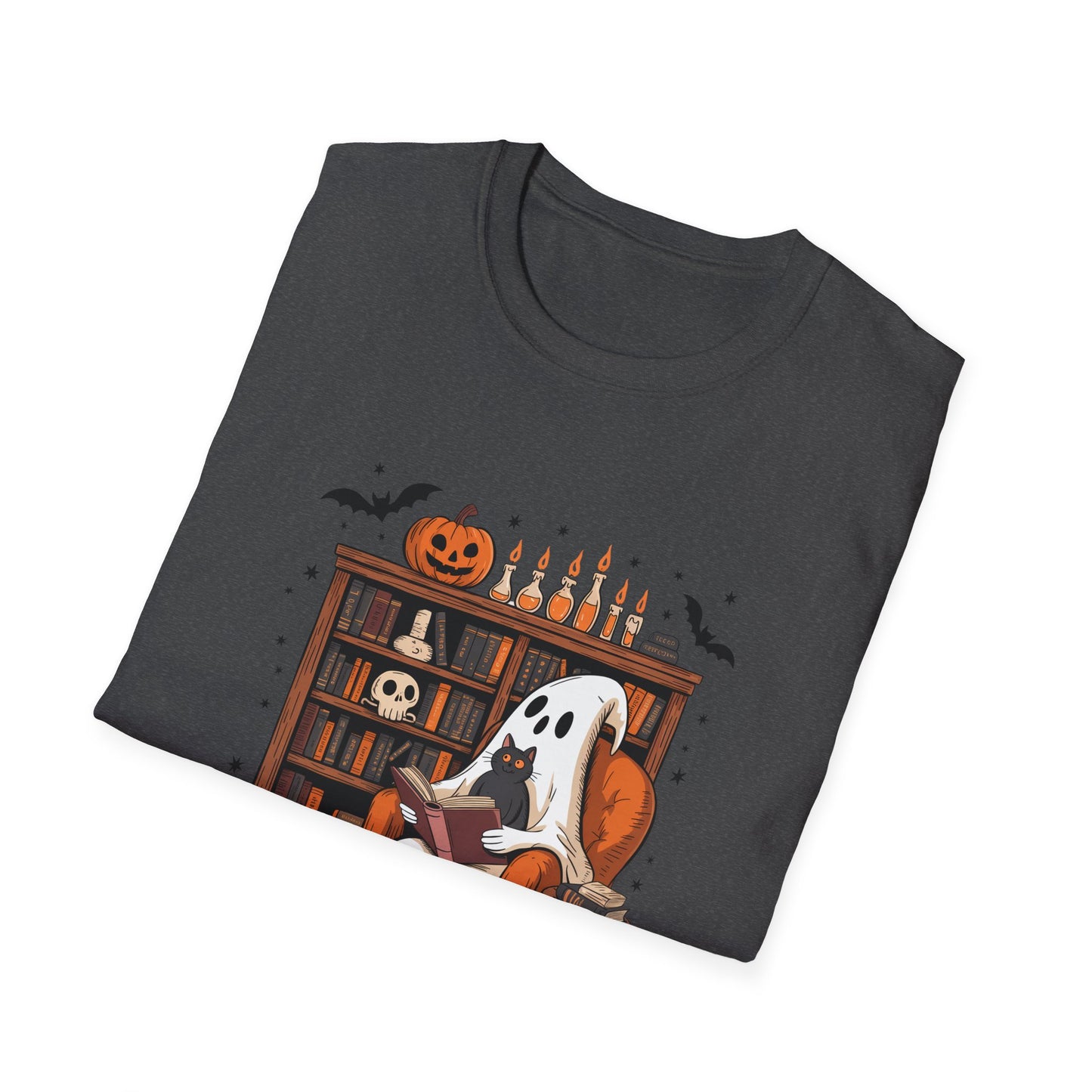 Book Lover Ghost Unisex T-Shirt