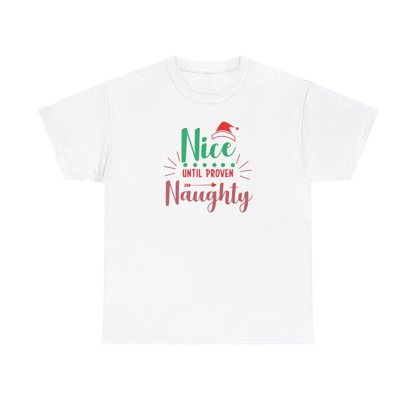 Nice/Naughty Unisex Heavy Cotton Tee