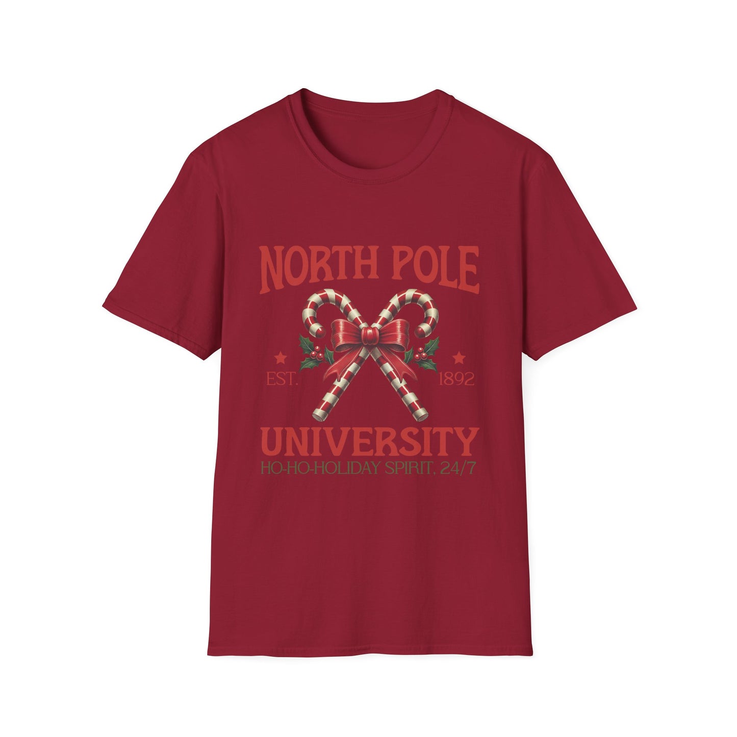Retro North Pole University Tee