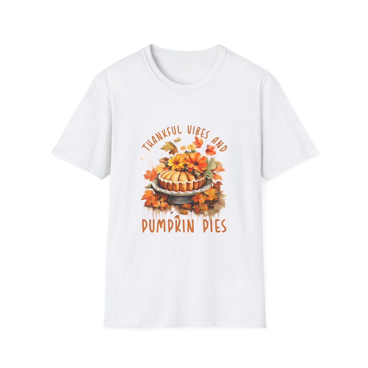 Thankful Vibes Pumpkin Pie Unisex Tee