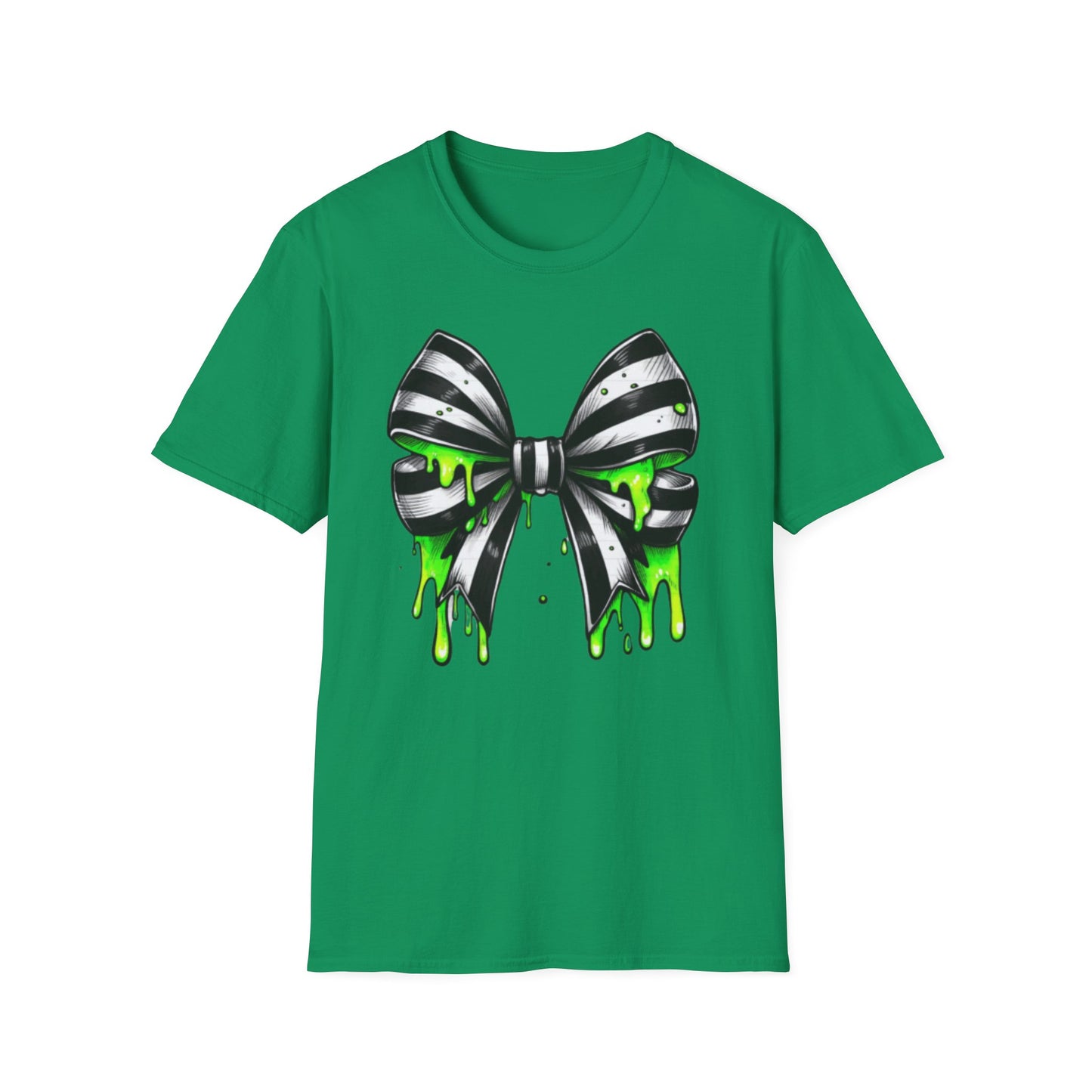 Halloween Striped Bow Tee