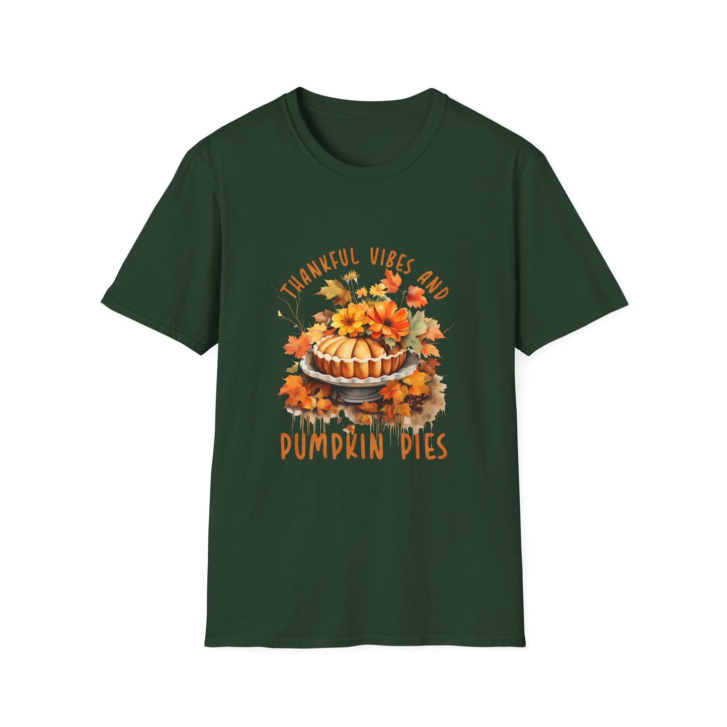 Thankful Vibes Pumpkin Pie Unisex Tee