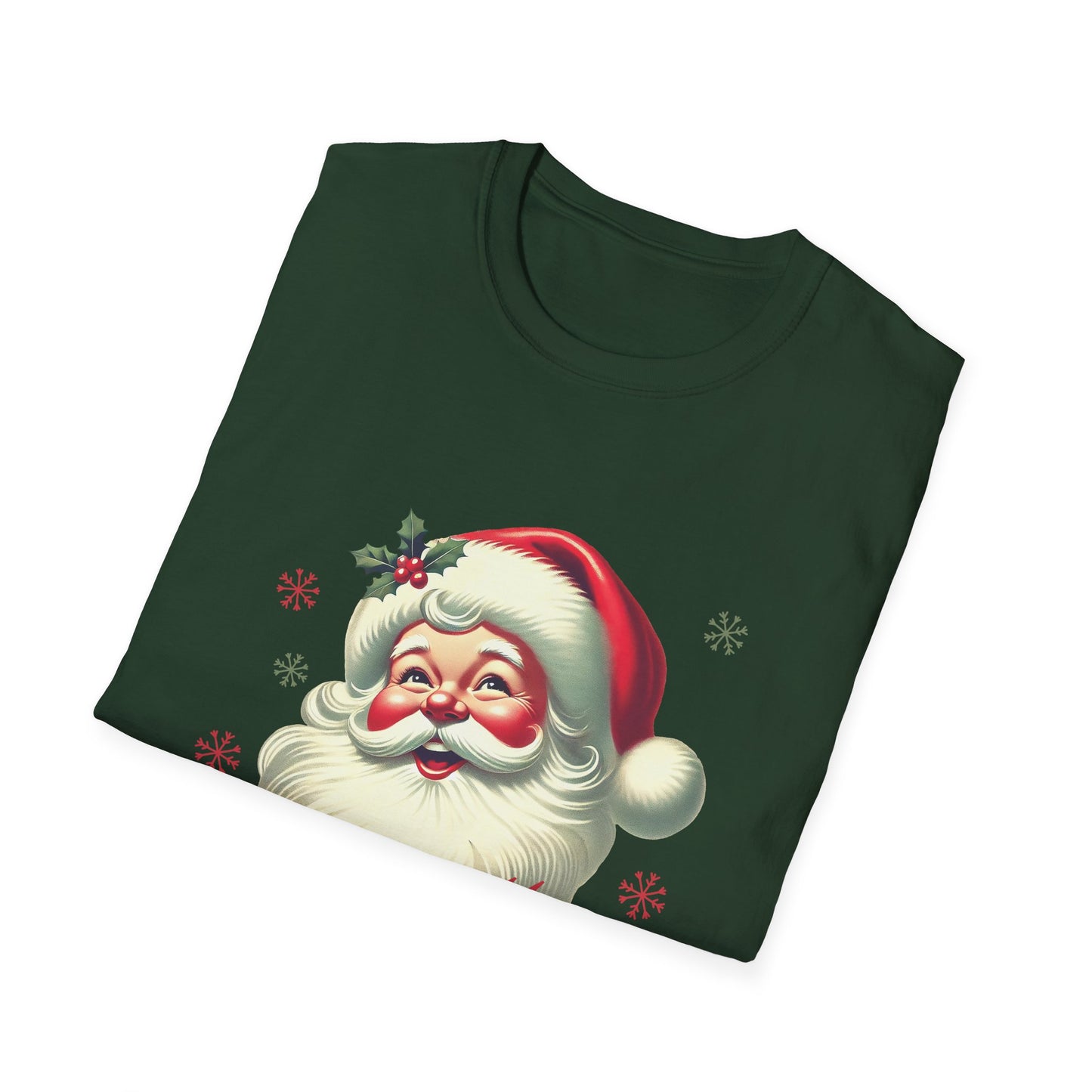 Retro Santa Christmas Tee