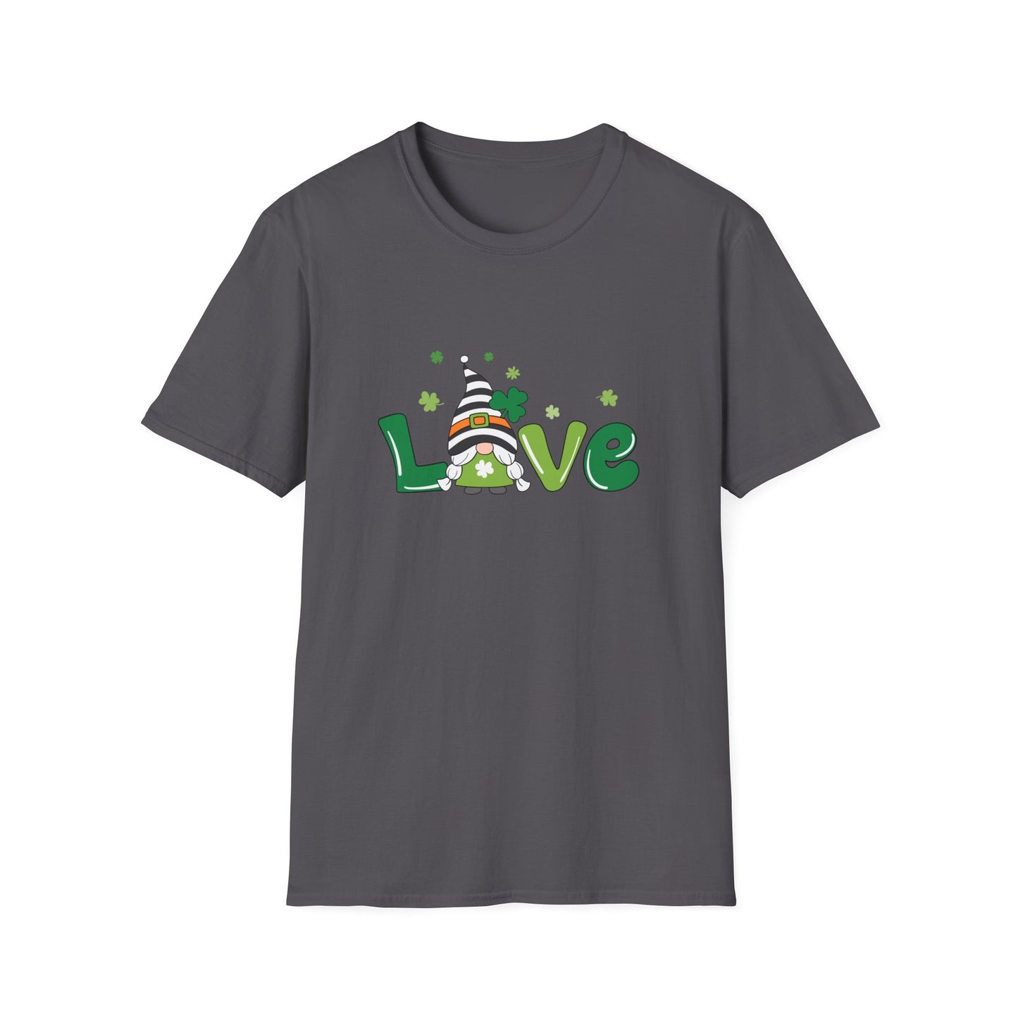 St Patrick's Day Gnome Gildan Unisex Cotton Tee