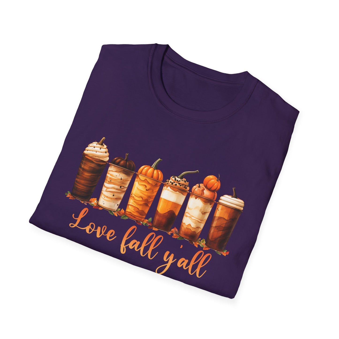 Love Fall Y'all Coffee Tee