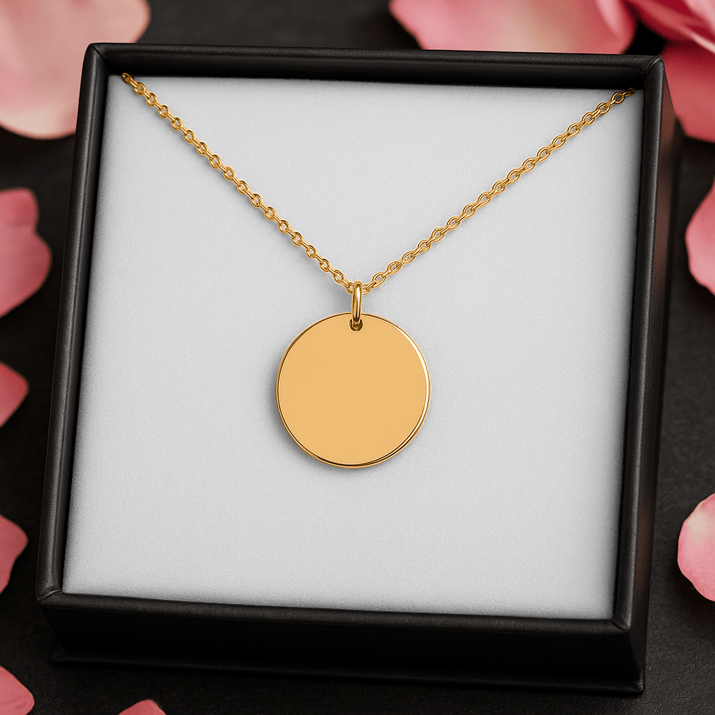 Coin Necklace With Birthstone